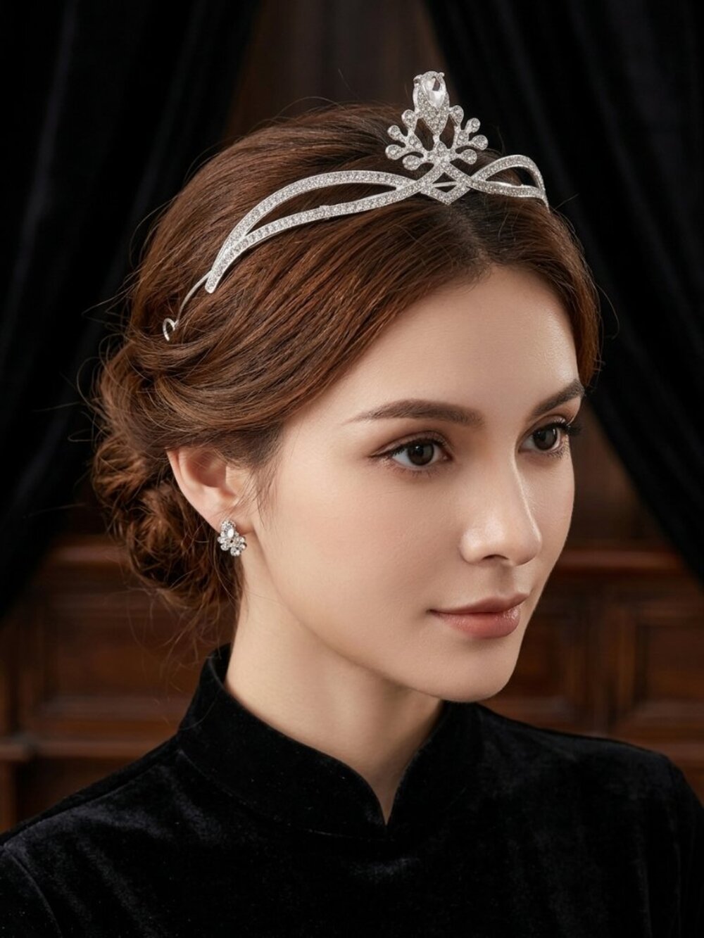 Crown for Women Crystal Princess Tiaras Rhinestone Queen
